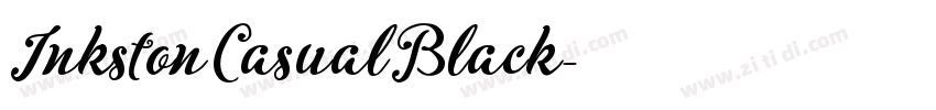 Inkston Casual Black字体转换